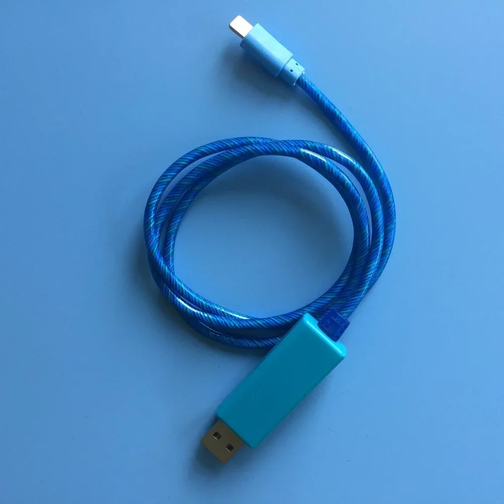iPhone Data Sync Flowing LED Light Bands Charger Cable